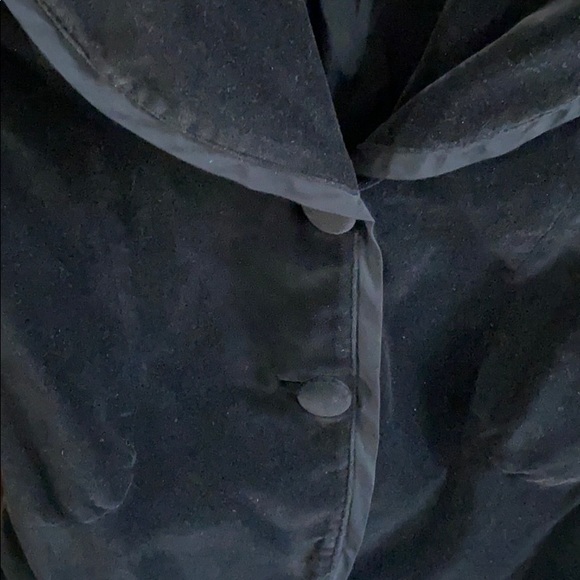 Vintage Anthropologie Odille Vintage Velvet Jacket Size 4 - Picture 3 of 6